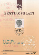 Germany Deutschland 1998-20 50 Jahre Deutsche Mark, Geld Money, Canceled In Bonn - 1991-2000