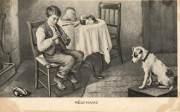 Thèmes > IAutres - Musique - Flute - Enfant - Chien - 8952 - Autres & Non Classés