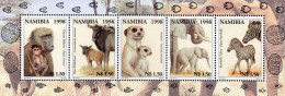 Namibia - 1998 Animals With Their Young MS (**) # SG 807 - Autres & Non Classés