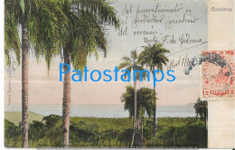 212967 PARAGUAY COCOTEROS VISTA PARCIAL CIRCULATED TO URUGUAY POSTAL POSTCARD - Paraguay