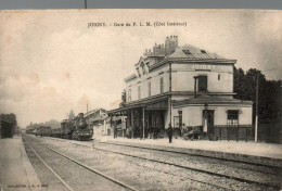 N°4626 W -cpa Joigny -gare Du PLM- - Stations With Trains