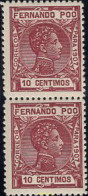 665836 MNH FERNANDO POO 1907 ALFONSO XIII - Fernando Poo