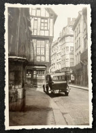 Photo Ancienne Originale Snapshot  Ville Maison  Rouen 1937 9 X 6 CM ( RefJS2) - Rouen