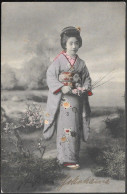 Japan Geisha Woman Old PPC 1909 - Yokohama