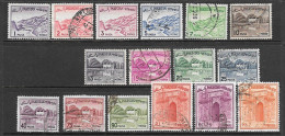 Pakistan Definitives 16 Stamps 1962-63 Mi 178-193 Used - Pakistan