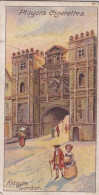 43 London Aldgate 1609 - Celebrated Gateways 1909  - Players Cigarette Cards - Antique - Bridges - Player's