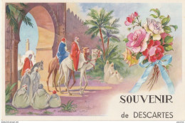 Q18- DESCARTES  (ALGERIE) SOUVENIR DE DESCARTES - (TRES BELLE ILLUSTRATION - 2 SCANS) - Sonstige & Ohne Zuordnung