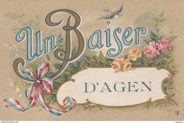 Q25-47) UN BAISER D ' AGEN - (2 SCANS) - Agen
