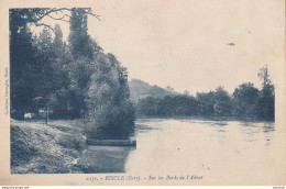 Q24-32) RISCLE (GERS)  SUR LES BORDS DE L'ADOUR - (2 SCANS) - Riscle