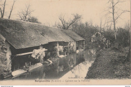 Q22-91) BOIGNEVILLE ( ESSONNE) LAVOIR SUR LA VELVETTE - (ANIMEE - PERSONNAGES - LAVEUSES -2 SCANS) - Sonstige & Ohne Zuordnung