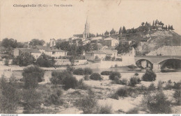 Q19-31) CINTEGABELLE (HAUTE GARONNE) VUE GENERALE  - (2 SCANS) - Altri & Non Classificati