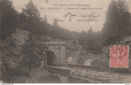 Q18-15) LE LIORAN (CANTAL) LA GARE  - ENTREE DU TUNNEL DE LA ROUTE   - Autres & Non Classés