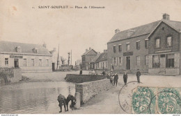 Q15-59) SAINT  SOUPLET (NORD) PLACE DE L'ABREUVOIR  - (ANIMEE - HABITANTS  - POSTES) - Other & Unclassified