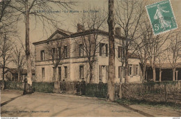 Q12-33) LERM (GIRONDE) LA MAIRIE -  LES ECOLES - (ANIMEE - HABITANTS - ECOLIERS - COULEURS) - Autres & Non Classés