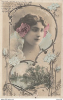 Q10- ARTISTE FEMME - FRAU - LADY - BEAUREGARD - PAR REUTLINGER , PARIS - (OBLITERATION 1905 - 2 SCANS) - Künstler