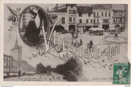 Q11-47) VILLENEUVE SUR LOT - COIFFURE DU PAYS - LES CORNIERES - LES BOULEVARDS , PORTE ET TOUR DE PARIS - Villeneuve Sur Lot