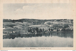 Q9-38) PALADRU (ISERE) VUE GENERALE ET LE LAC  - (2 SCANS) - Paladru