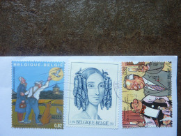 3 Timbres Oblitérés Sur Lettre - Used Stamps