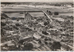 Q6-37) SAINT LAURENT EN GATINES - VUE GENERALE AERIENNE - (OBLITERATION DE 1956 - 2 SCANS) - Other & Unclassified