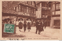 Q4-67) STRASBOURG - PARIS EXPOSITION INTERNATIONALE 1937 - RUE DU BAIN AUX PLANTES - (2 SCANS) - Strasbourg