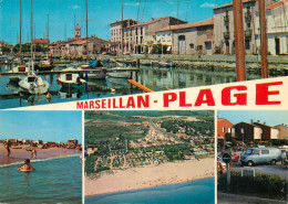 France Paysage Du Languedoc Marseillan-Plage Multi View - Autres & Non Classés