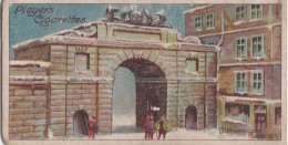 23 London Bishops Gate - Celebrated Gateways 1909  - Players Cigarette Cards - Antique - Bridges - Player's