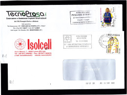 St.Post.2003, Targhetta "Fiera Forlì, Primavera Romagnola", "Fiera Bolzano-Messe Bozen, Fiera Internaz. Autunno" (B1Re) - 2001-10: Poststempel
