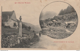 R19-88) FERME VOSGIENNE ET PATURAGE - HABITANT - BETAILS - (2 SCANS) - Autres & Non Classés