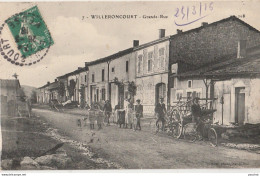 R17-55) WILLERONCOURT (MEUSE)  GRANDE  RUE - (TRES ANIMME - HABITANTS - VILLAGEOIS) - Sonstige & Ohne Zuordnung