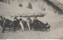 R18- ZURICH - KARTEN CENTRALEN - SPORT D'HIVER - BOBSLEIGH - CORRESPONDANCE AU DOS DE MONTREUX  LE 4/01/1910 - 2 SCANS - Autres & Non Classés