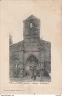 R9-40) AIRE SUR ADOUR (LANDES) EGLISE DESAINTE QUITTERIE - (ANIMEE - HABITANTS - ENFANTS AVEC VELO -) -  (2 SCANS) - Aire