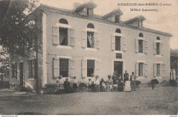 R8-40) EUGENIE LES BAINS (LANDES) HOTEL LACROIX - (ANIMEE - PERSONNAGES - 2 SCANS) - Autres & Non Classés