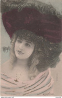 R5- ARTISTE FEMME - FRAU - LADY -   CLAYRVAL - FOLIES BERGERES - (OBLITERATION DE 1905 - 2 SCANS) - Artistes