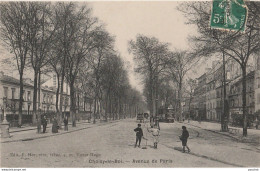 R4-94) CHOISY LE ROI - AVENUE DE PARIS  - (ANIMEE - HABITANTS - TRAMWAYS) - Choisy Le Roi