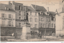 R1-45) MONTARGIS - PLACE MIRABEAU COTE RUE DU LOING - (ANIMEE - ECOLIERS - HABITANTS -  COMMERCES - 2 SCANS) - Montargis