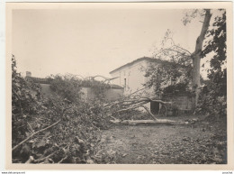 47) AGEN - PHOTO P. PRUNET) CYCLONE DU 28/AOUT/1922 - ROUTE DE VILLENEUVE - 2 SCANS - DETAILS A LIRE - Lieux