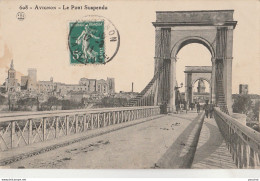 R1-84) AVIGNON - LE PONT SUSPENDU - (ANIMEE) - Avignon