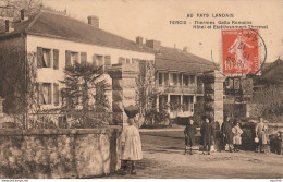 40) TERCIS LES BAINS (AU PAYS LANDAIS) THERMES GALLO ROMAINS HOTEL ET ETABLISSEMENT THERMAL - (TRES ANIMEE) - Sonstige & Ohne Zuordnung