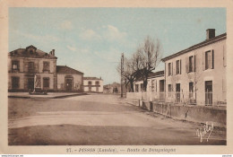 R23-40) PISSOS (LANDES) ROUTE DE DAUGNIAGUE - (2 SCANS) - Autres & Non Classés