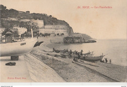 R21-06) NICE - LES PONCHETTES  - (ANIMEE - BATEAUX - 2 SCANS)  - Autres & Non Classés