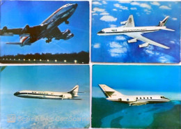 UN LOT DE 7 CARTES AVIONS MODERNE - 1946-....: Modern Era