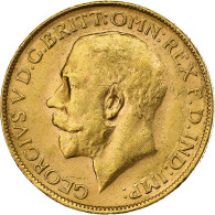 Monnaie, Australie, George V, Sovereign, 1917, Perth, SUP, Or, KM:29 - 1855-1910 Trade Coinage