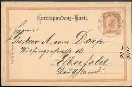 Austria Böhmen Mähren Mährisch Schönberg Postal Stationery Card Mailed 1891 - Covers & Documents