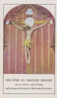 Santino Vera Effige Del Miracoloso Crocifisso - Devotion Images