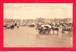 F-62-Berck-89A66  Berck Plage, Les Malades Sur La Plage à Marée Haute, Cpa BE - Berck