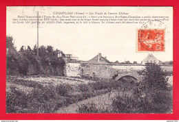 F-89-Champlost-01P107 Les Fossés De L'ancien Château, Cpa BE - Autres & Non Classés