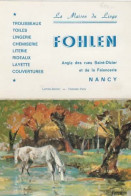 CALENDRIER 1976, PUBLICITE LA MAISON DU LINGE NANCY COULEUR REF 16948 - Small : 1971-80