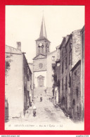 F-63-Chatelguyon-25P80  La Rue De L'église, Animation, Cpa BE - Châtel-Guyon