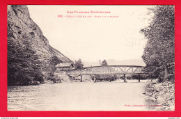 F-09-Ussat Les Bains-04P44  Le Pont Sur L'Ariège, Cpa BE - Sonstige & Ohne Zuordnung