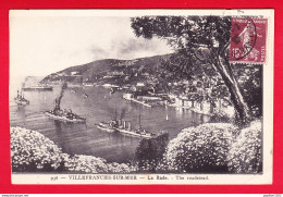 F-06-Villefranche Sur Mer-01P44 La Rade, Voir Les Gros Bâteaux, Cpa - Villefranche-sur-Mer